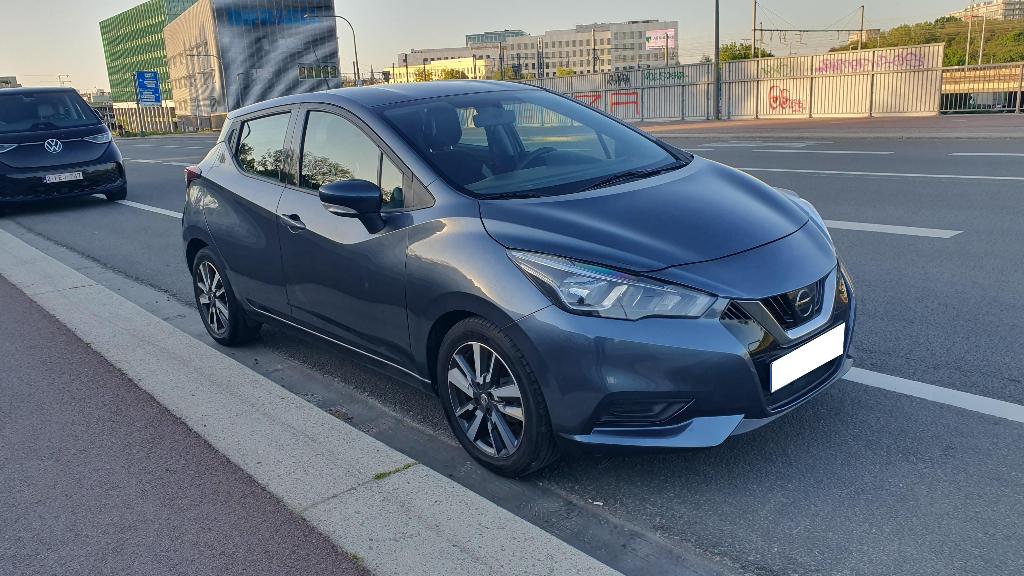 Nissan Micra 2018, 60000 km, Auto's, Stof, Micra, 5 deurs, Particulier