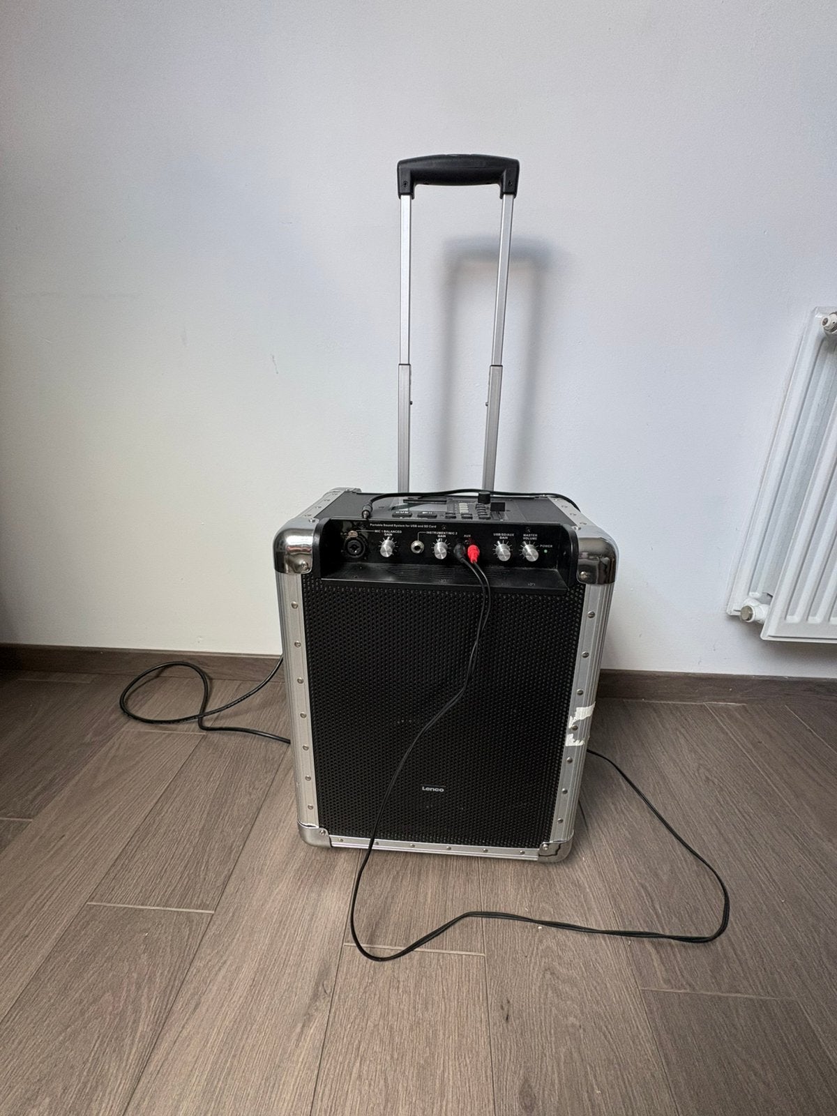 Lenco PA-80 draagbare PA-speaker – 70W, Ophalen, Gebruikt, 60 tot 120 watt, Overige merken