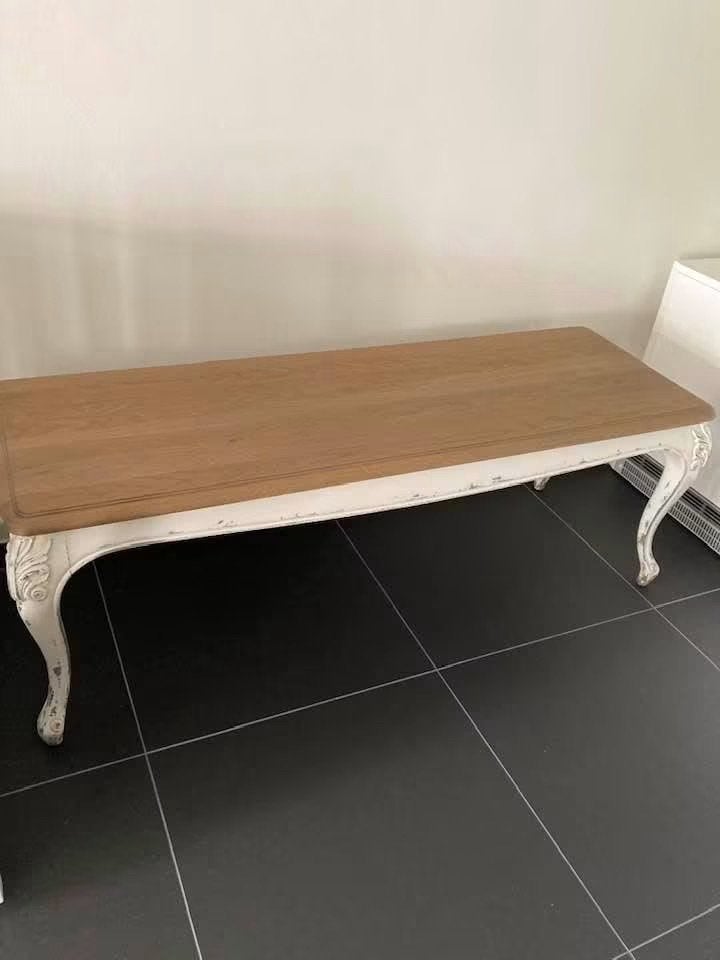 Bijzettafel, Huis en Inrichting, Tafels | Bijzettafels, 75 cm of meer, Rechthoekig, Hout, Ophalen