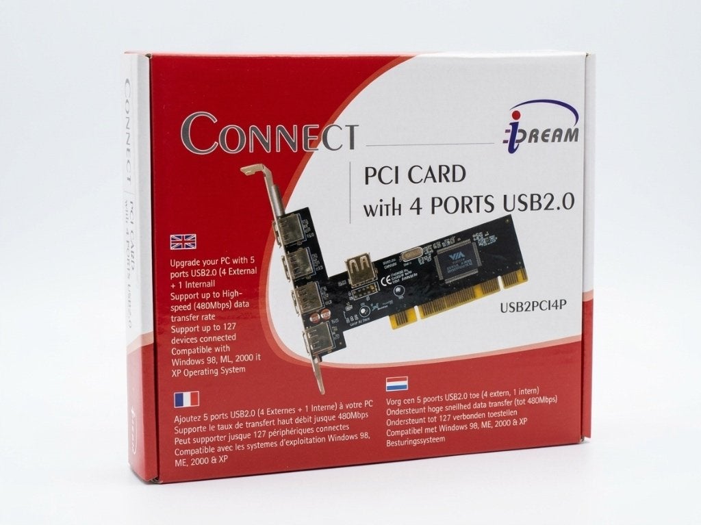 Carte d'extension iDream 4+1 ports USB 2.0 Pci, Informatique & Logiciels, Enlèvement ou Envoi, Neuf, IDream