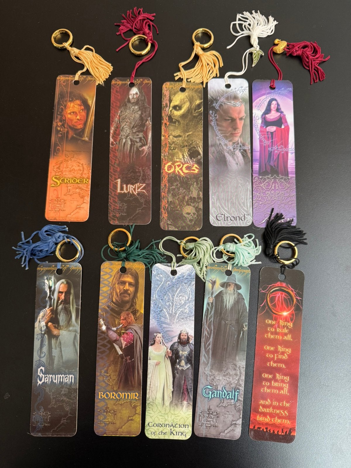Set vintage Lord of the Rings boekleggers, Verzenden, Nieuw, Overige onderwerpen