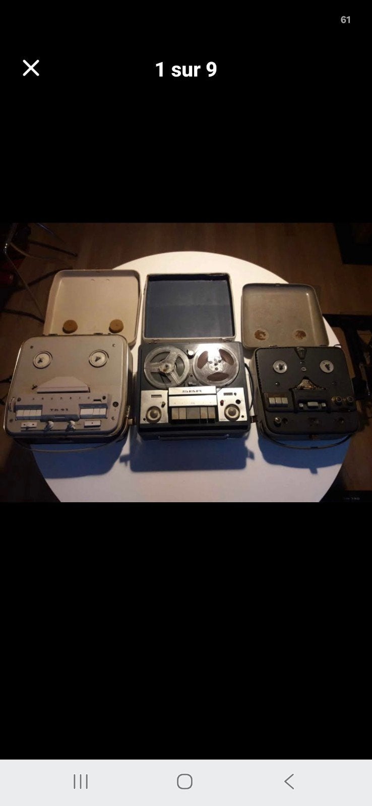 enregistreurs à bande vendu le lot de 3 pièces 40€ les 3, TV, Hi-fi & Vidéo, Enregistreurs audio, Enlèvement