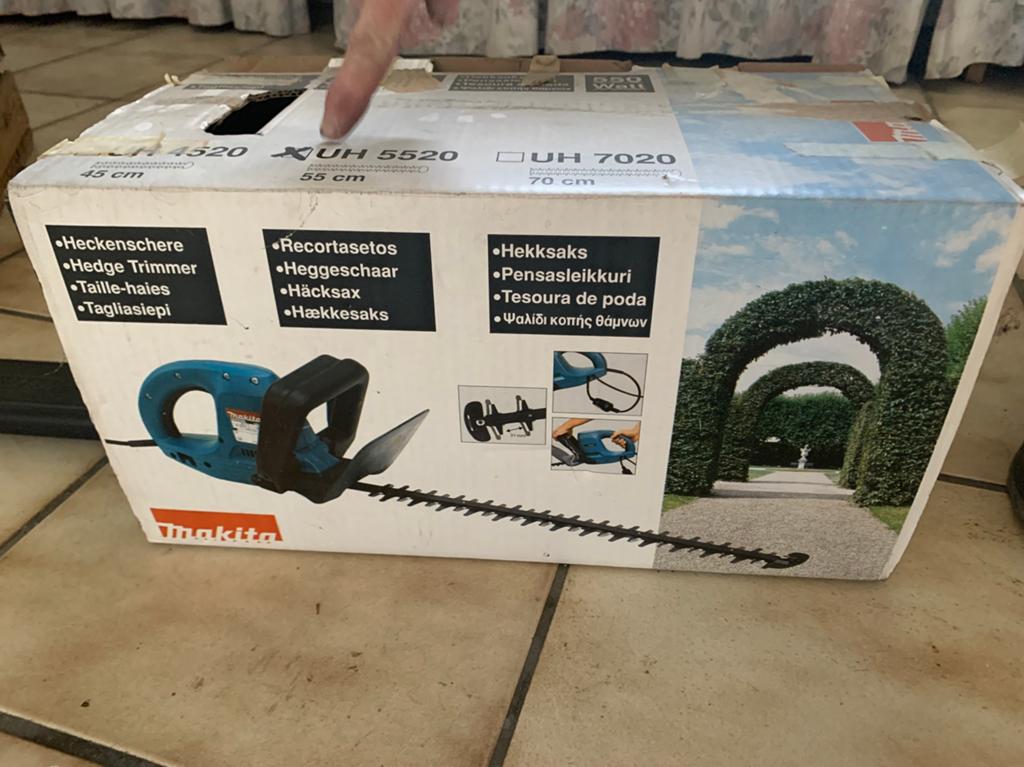 Heggenschaar Makita 55 cm 220 V, Tuin en Terras, Ophalen of Verzenden, Zo goed als nieuw