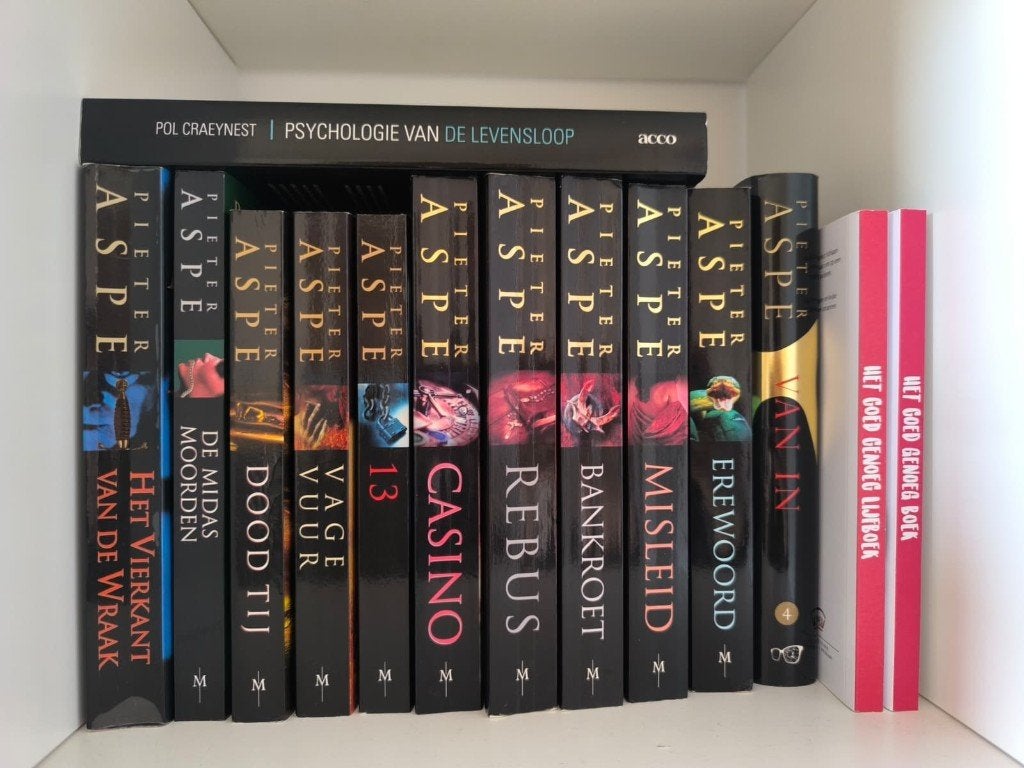 Collectie Boeken (vooral Pieter ASPE), Boeken, Ophalen, Zo goed als nieuw, Pieter Aspe, België
