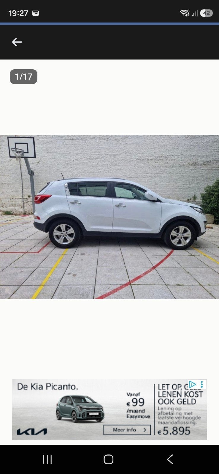 Kia sportage met onderhoud boek, Auto's, Particulier, Te koop