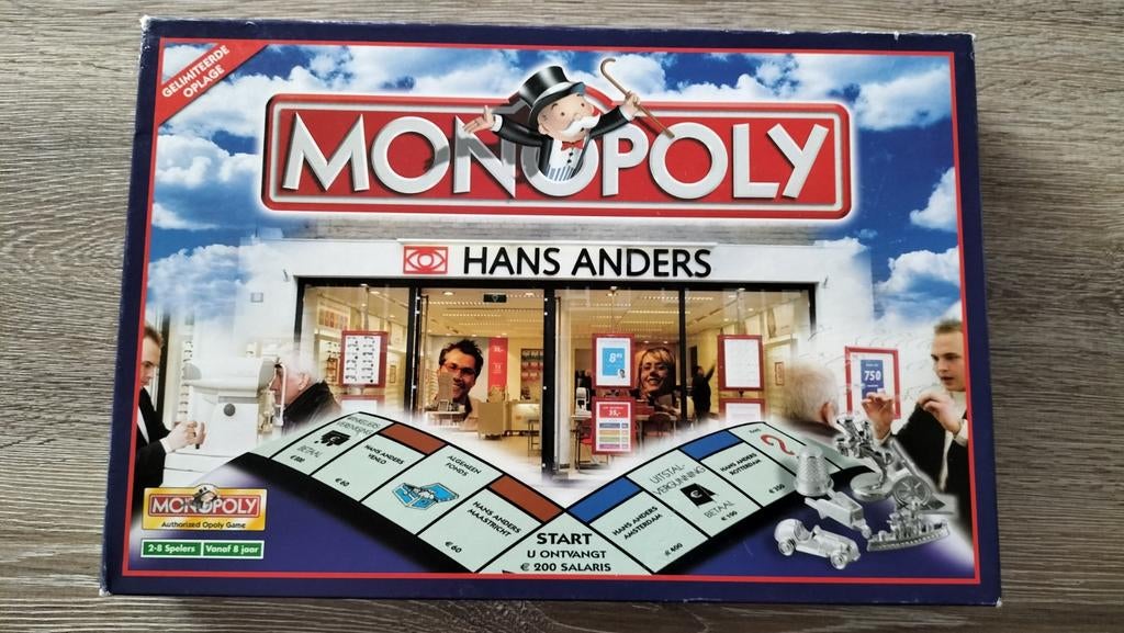 Monopoly Hans Anders, Hobby & Loisirs créatifs, Jeux de société | Jeux de plateau, Utilisé, Enlèvement ou Envoi