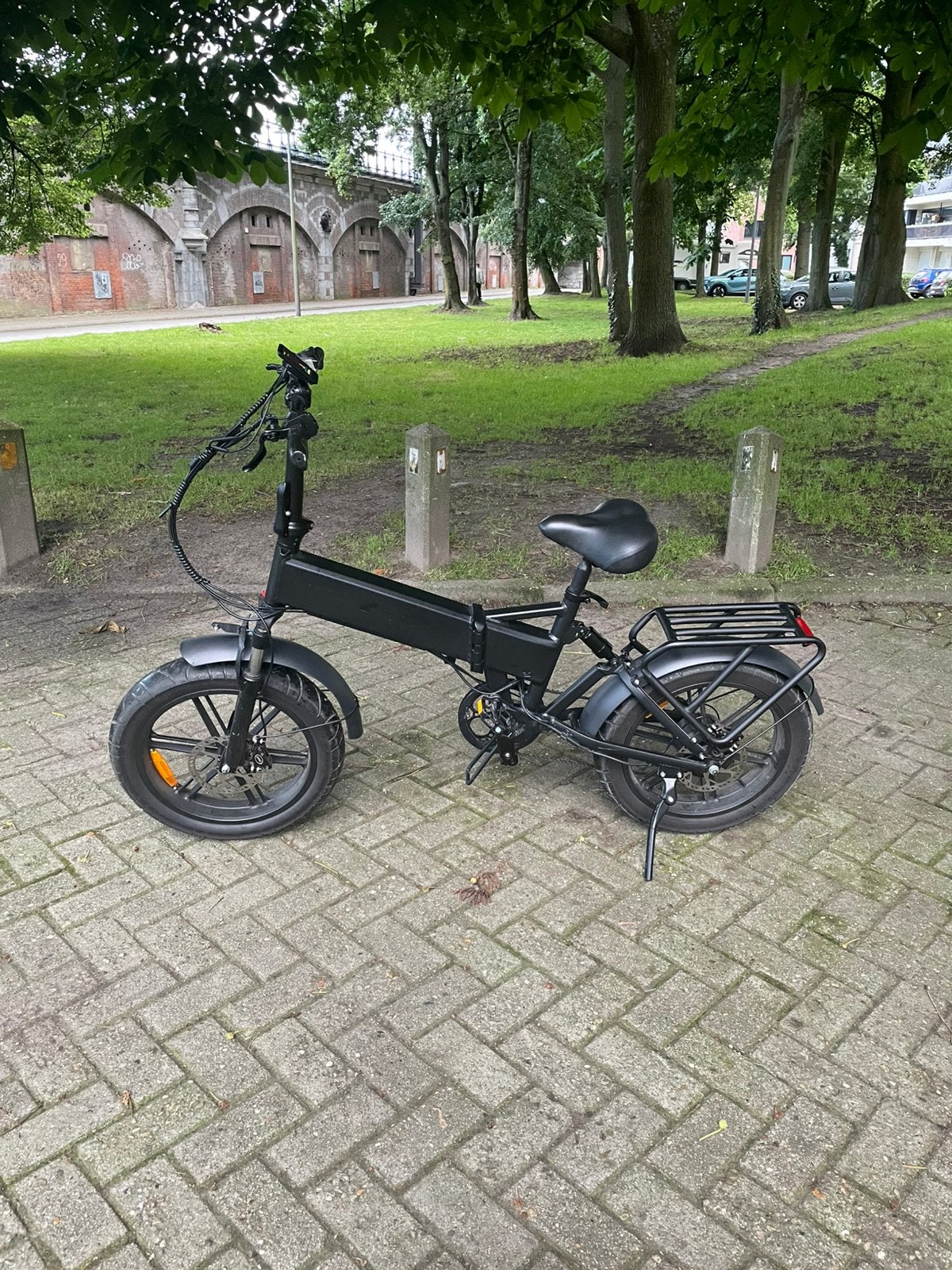 Plooibare Elektrische Fatbike 48V + Accu + Lader, Fietsen en Brommers, Ophalen, Gebruikt, 50 km per accu of meer, Overige merken