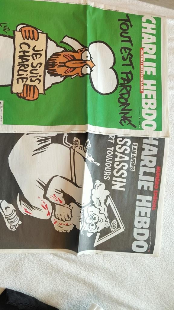 Charlie Hebdo - magazine, Enlèvement, 1980 à nos jours, Journal ou Magazine