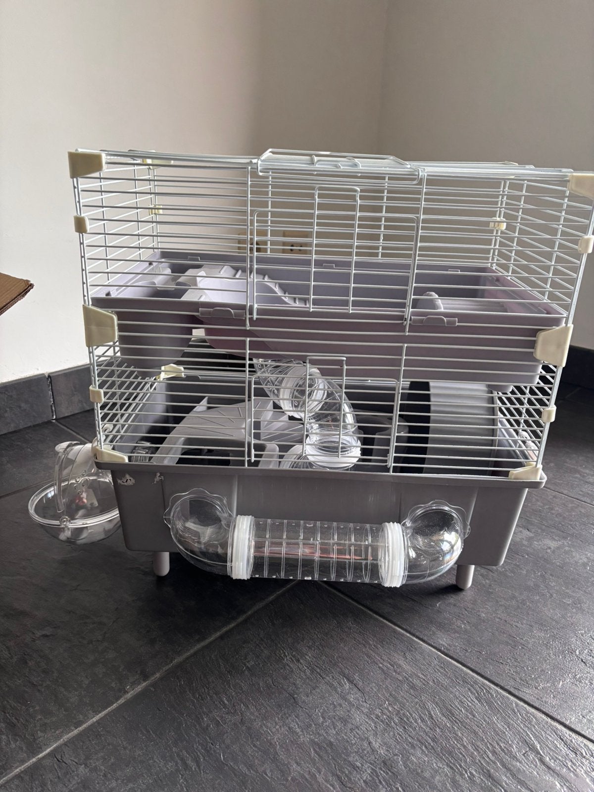 Hamsterkooi + toebehoren, Animaux & Accessoires, Enlèvement, Neuf, Cage