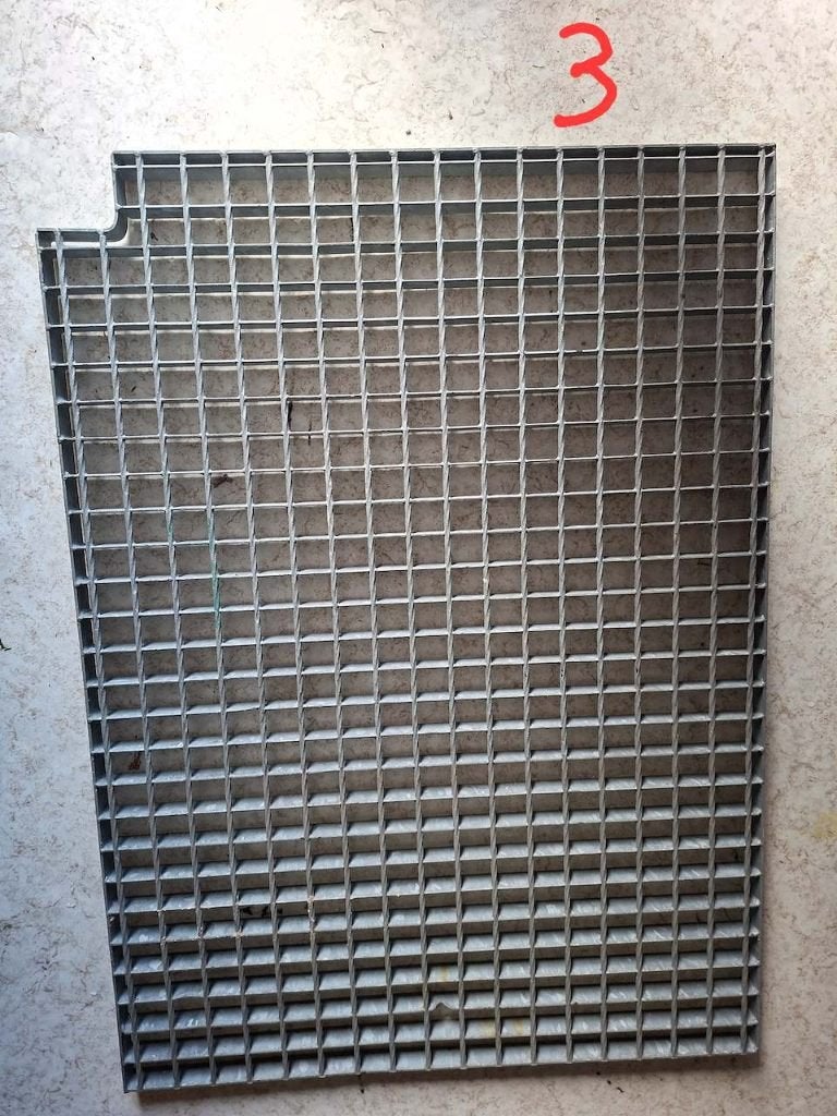 Gegalvaniseerde roosters / gratings, Doe-het-zelf en Bouw, Metalen, Ophalen, Gebruikt, Overige metalen