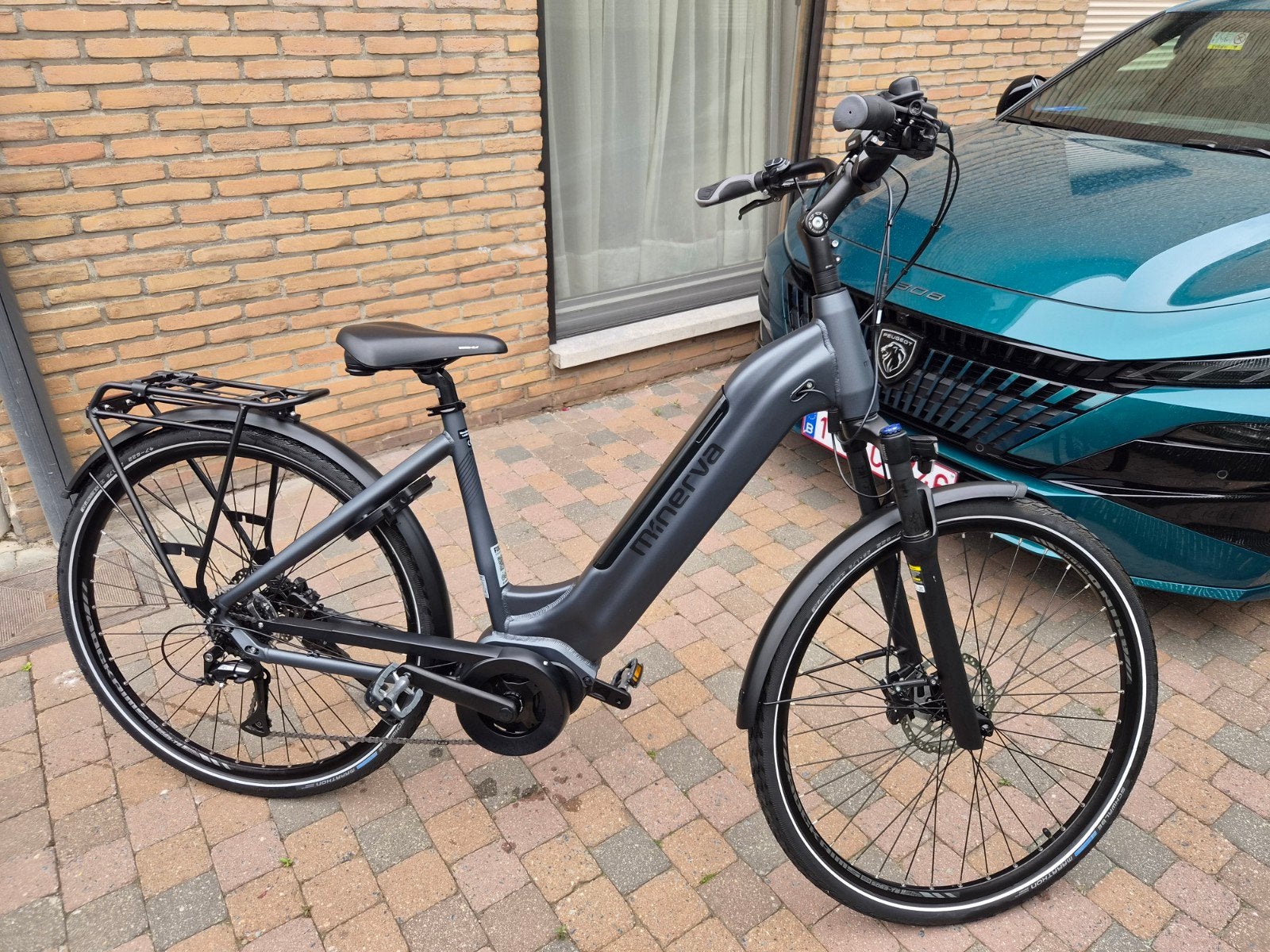 electrische fiets minerva, Fietsen en Brommers, Elektrische fietsen, Ophalen, Nieuw, 50 km per accu of meer, Overige merken