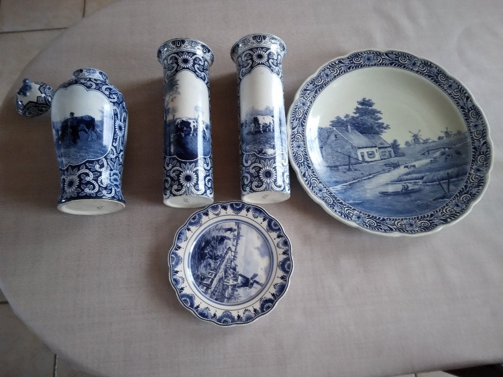 delft blauw, Ophalen