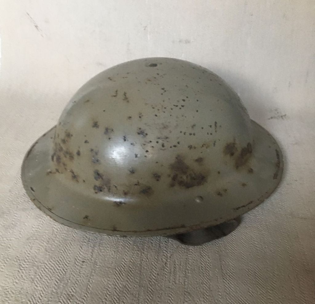 Belgische helm 1949 - naar Brits wo2 model "Brodie", Enlèvement ou Envoi, Armée de terre, Casque ou Béret
