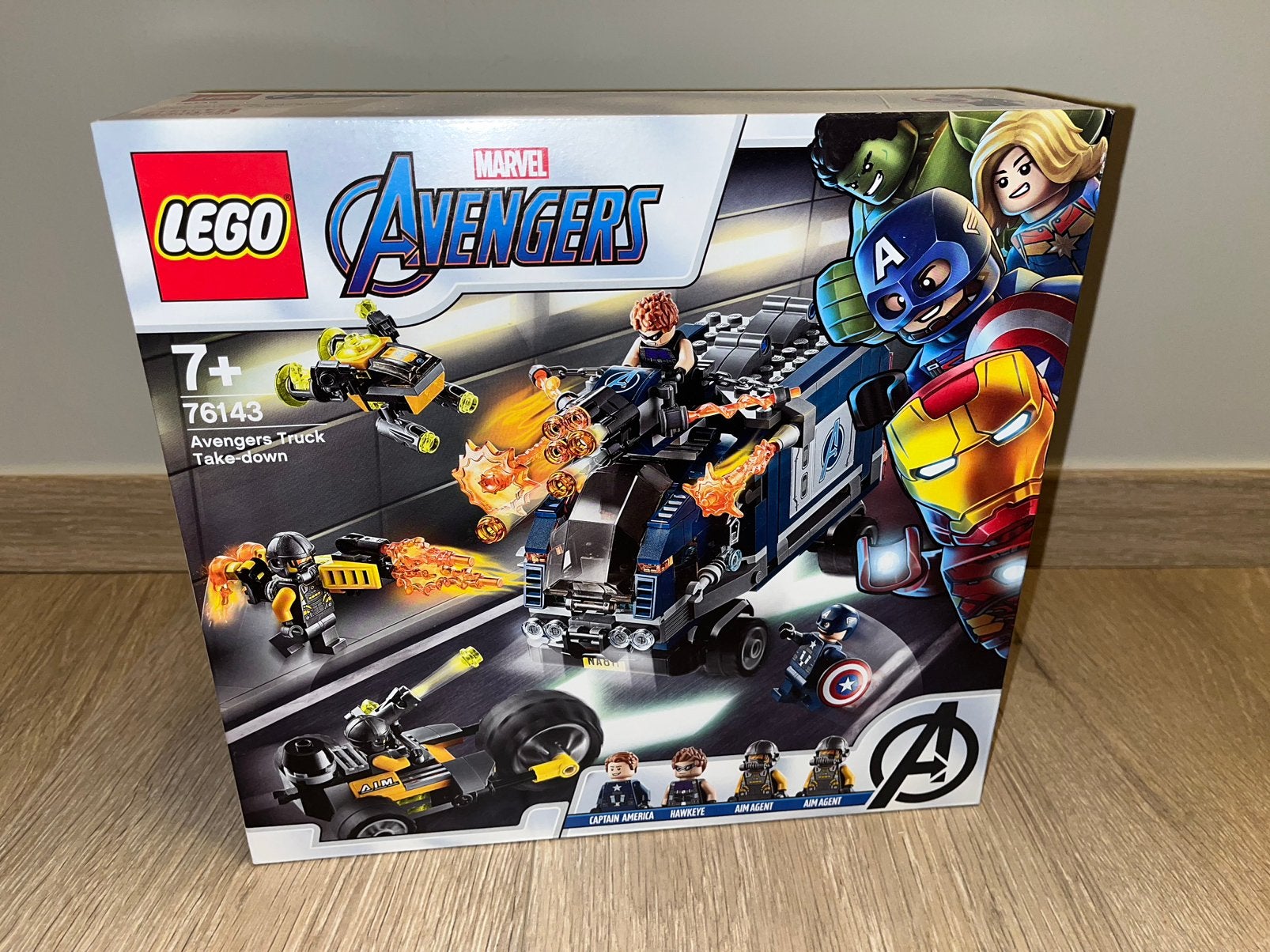 LEGO 76143 Marvel Avengers Avengers Truck Take-down (sealed), Kinderen en Baby's, Marvel, Nieuw, Ophalen of Verzenden, Complete set