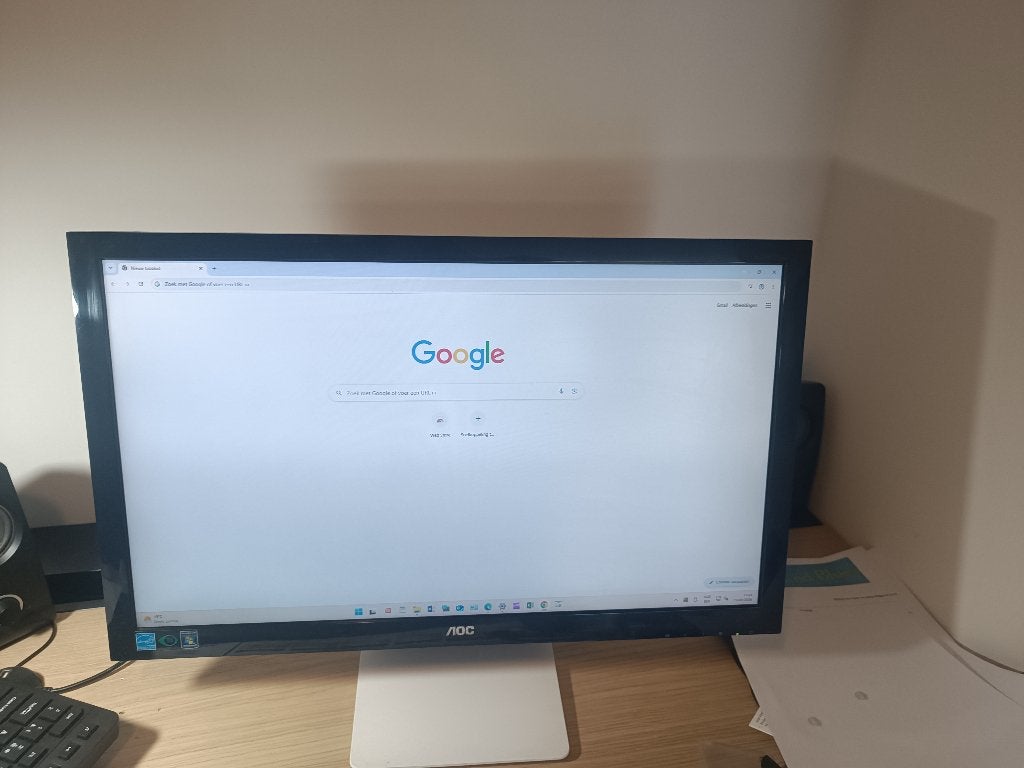 AOC monitor 24", Ophalen, Hoofdtelefoonaansluiting, HDMI, Zo goed als nieuw