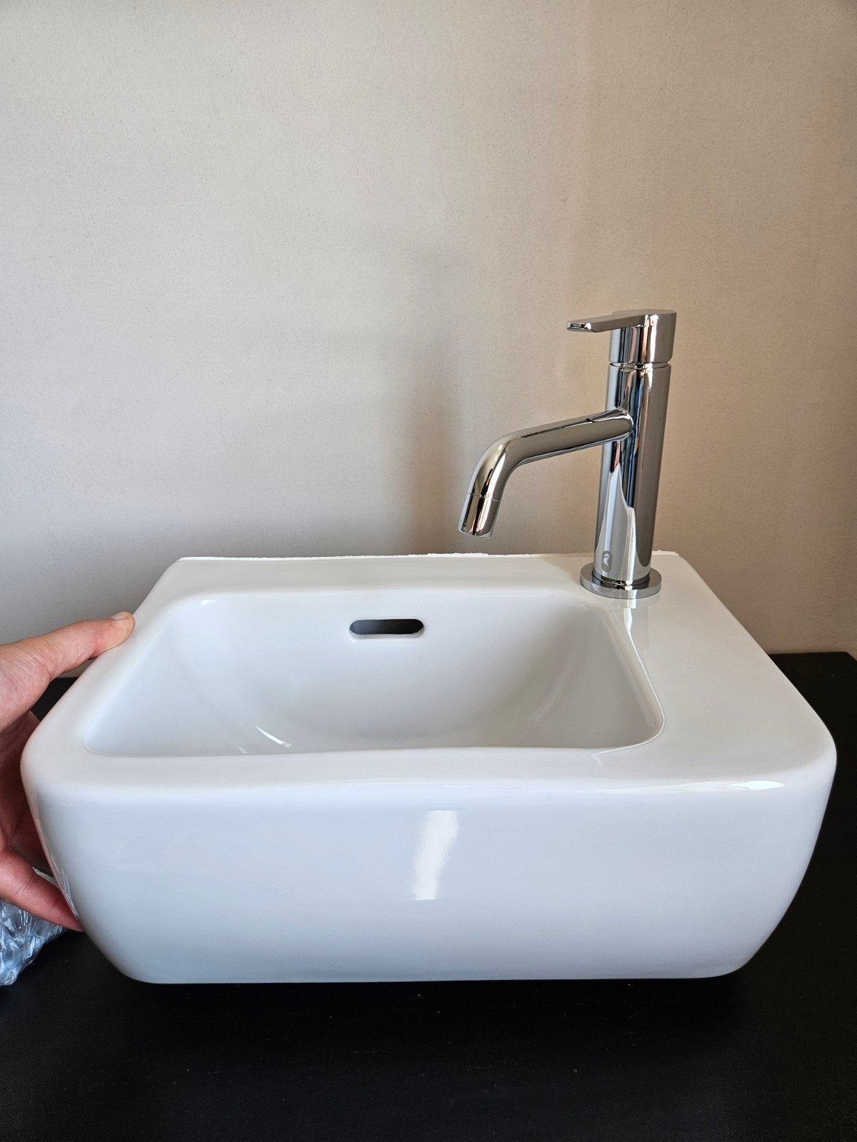 Porselein handenwastafel, Ophalen, Gebruikt, Toilet