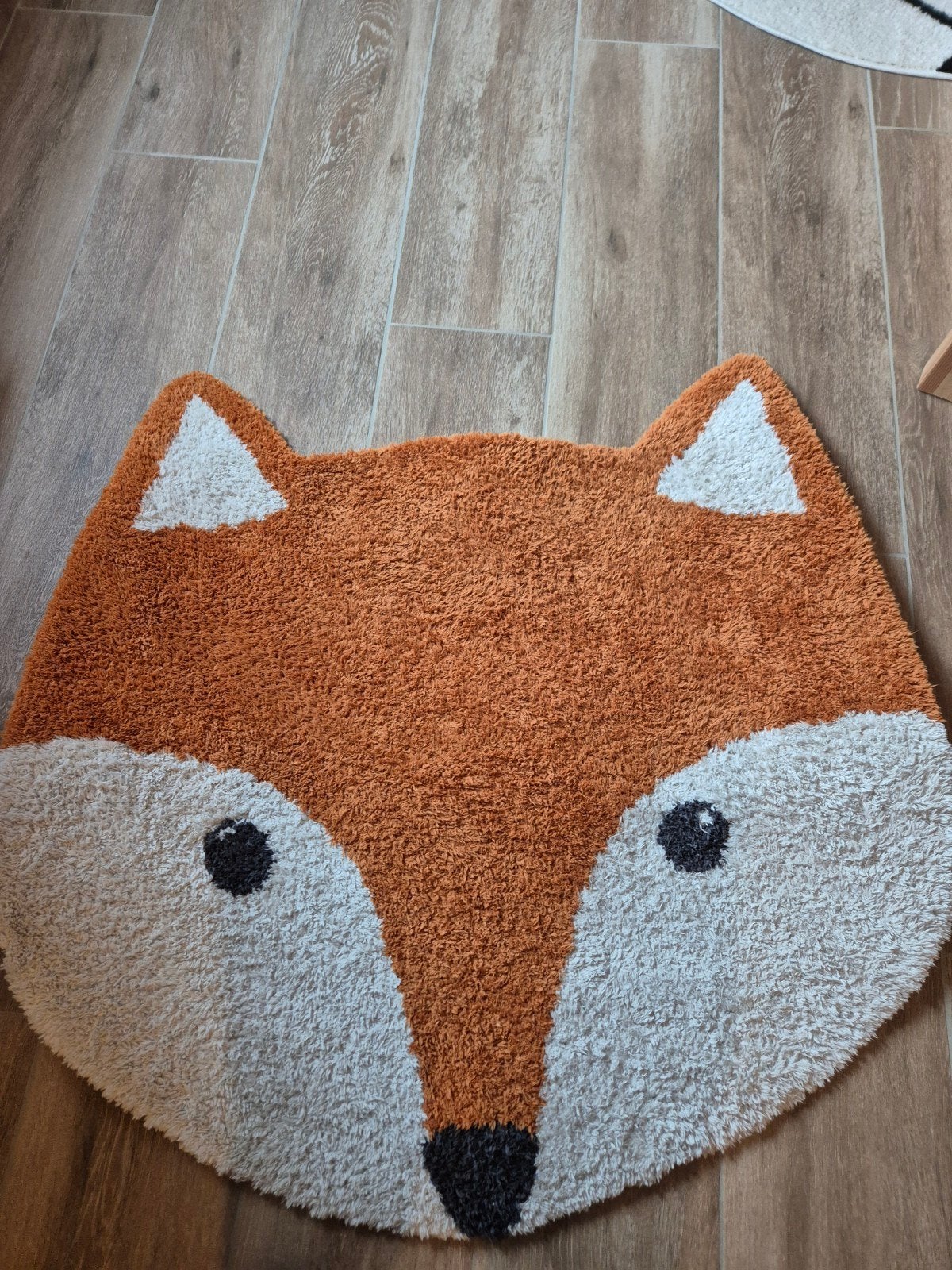 Tapijt vosje wit/ros, Kinderen en Baby's, Oranje, Ophalen, Zo goed als nieuw, Kleed of Kussen