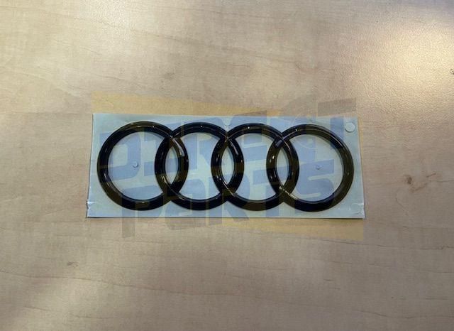 Audi A6 (9/18-) achterklep merk embleem (zwart) Origineel! 8, Auto-onderdelen, -, -, Nieuw, -