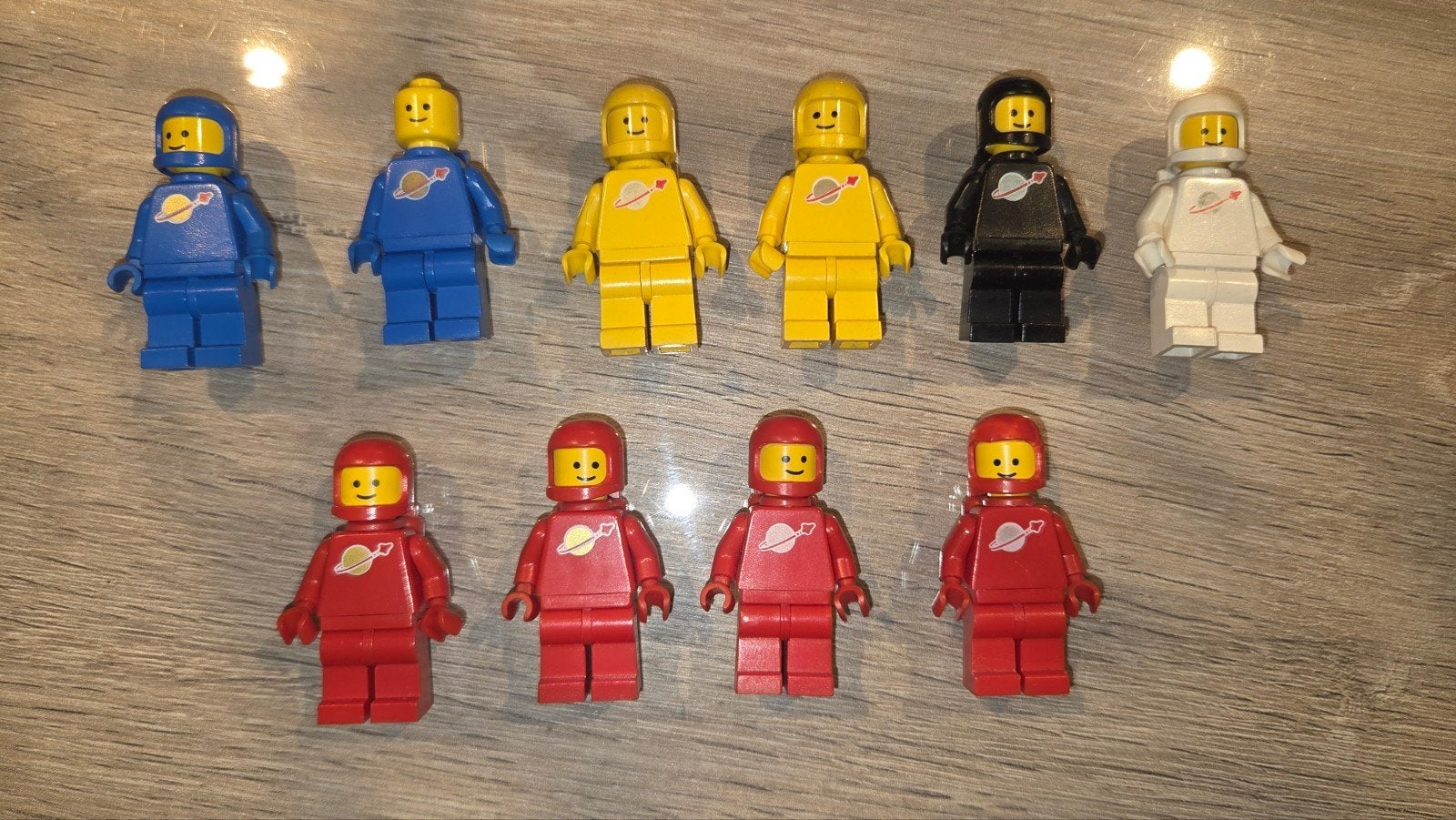 10 originele LEGO Classic Space minifiguren jaren 80, Inclusief minifiguren, Gebruikt, Lego, Ophalen of Verzenden