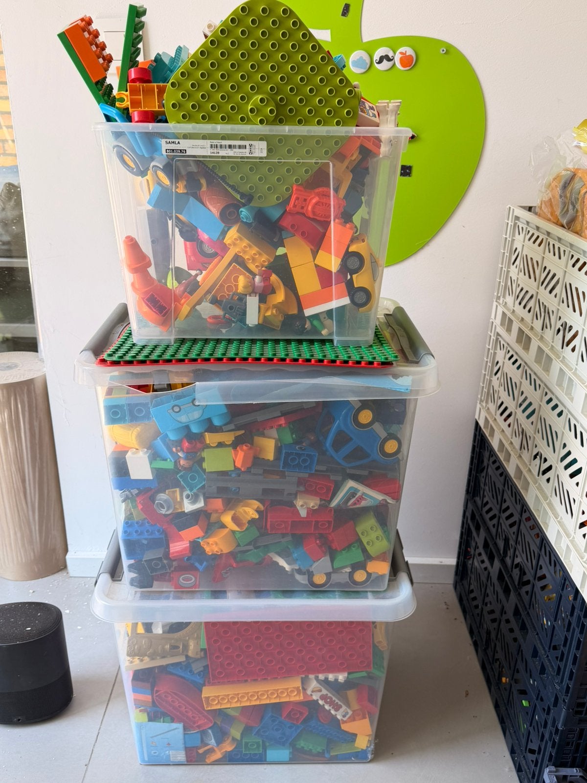 Duplo: 3 curverboxen, Ophalen of Verzenden, Zo goed als nieuw, Duplo
