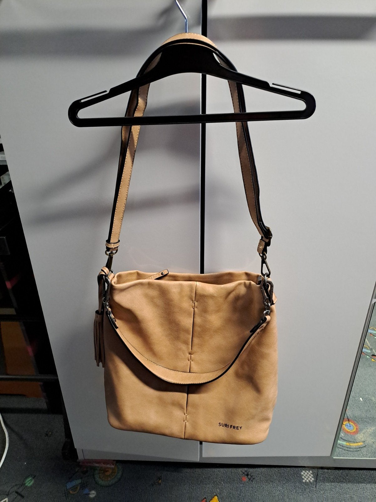 Ruime handtas (Suri Frey), Ophalen, Beige