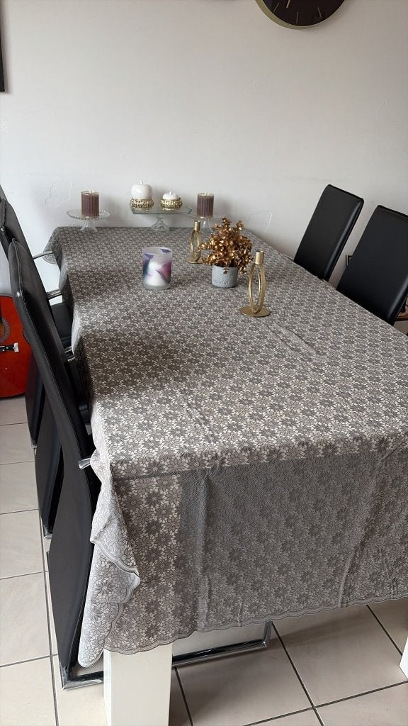 Eet tafel - 6 personen- modern - mooie stoelen, Huis en Inrichting, Tafels | Eettafels, Ophalen, 200 cm of meer, Zo goed als nieuw