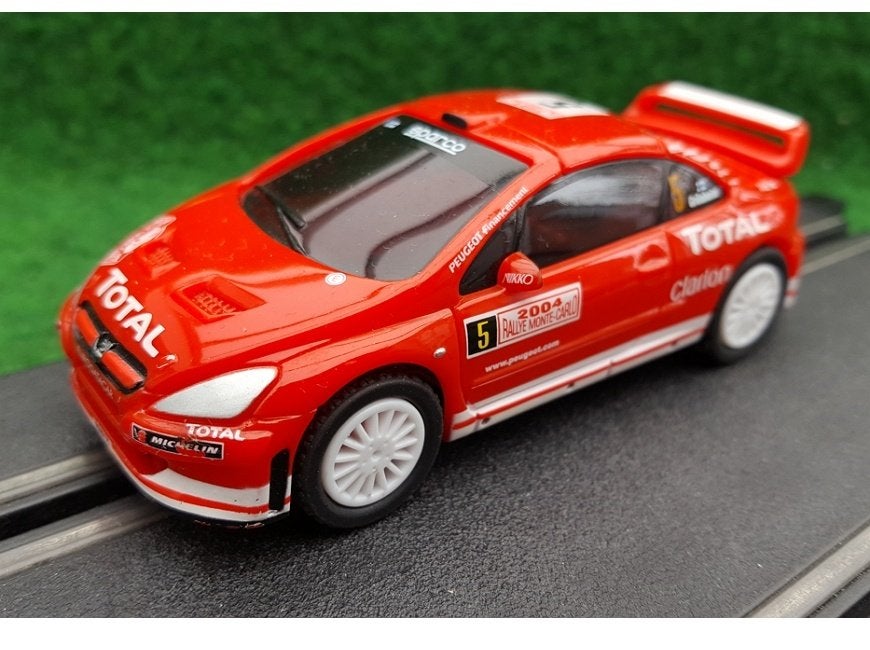 Carrera Go: Peugeot 307 WRC 2004 Nr.5 (Grönholm), Carrera, Ophalen of Verzenden, Elektrisch, Racebaan