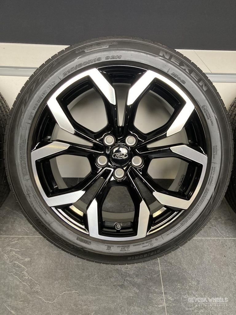 18” originele Ford Puma velgen + allseason banden 5x108 L1TC, Autos : Pièces & Accessoires, Pneus & Jantes, Pneus et Jantes, 215 mm