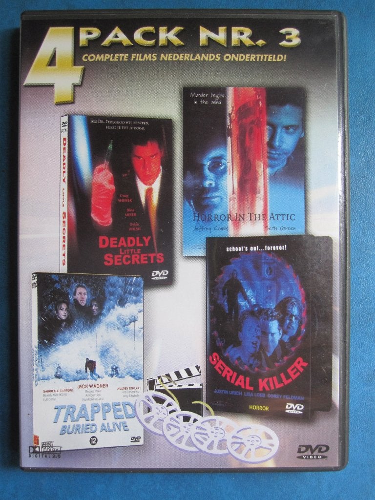 4 pack nr. 3 (4 films op 1 DVD), Engels, Vanaf 16 jaar, Nederlands, Overige genres