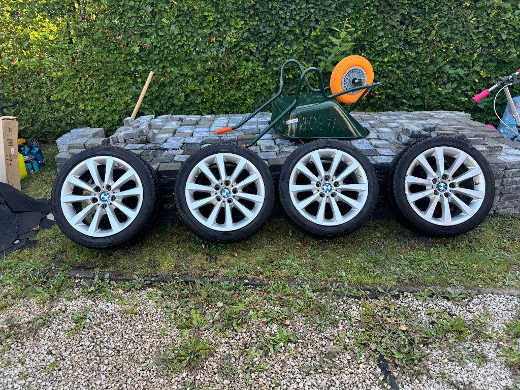 4 originele BMW 18" velgen Style 328 + Continental banden, Auto-onderdelen, Banden en Velgen, Ophalen, 18 inch, Gebruikt, Winterbanden
