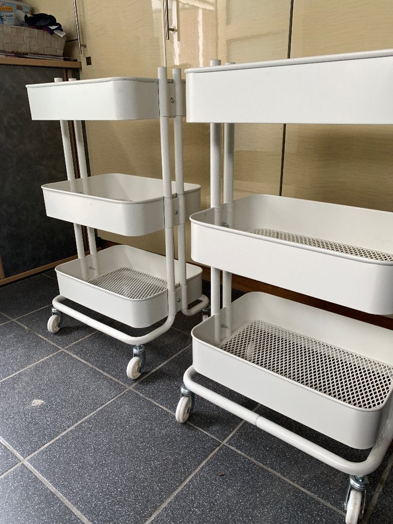 IKEA Raskog roltafel, Huis en Inrichting, Ophalen, Zo goed als nieuw, Metaal