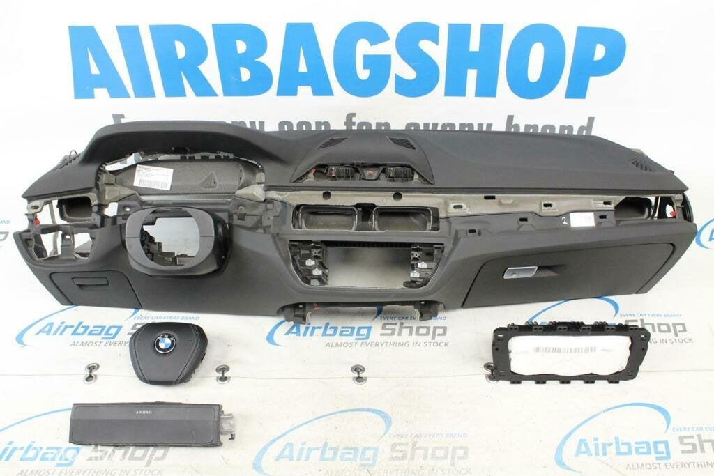 Airbag kit Tableau de bord cuir avec couture BMW 5 serie G30, Enlèvement ou Envoi, Utilisé