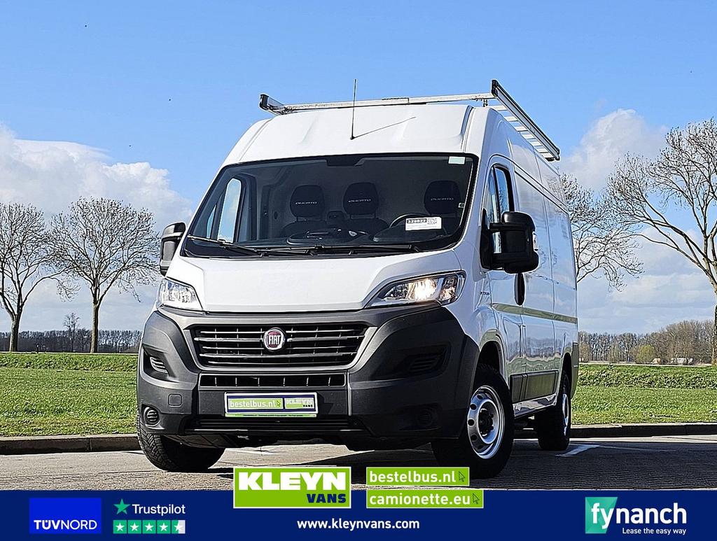 Fiat DUCATO 30 2.3 MJ maxi clima EURO6, Wit, Bedrijf, Cruise Control, Handgeschakeld