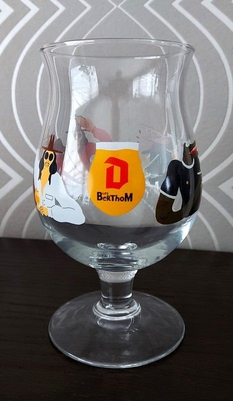 Duvel glas 'Les Berthom' 2021, Verzamelen, Glas en Drinkglazen, Ophalen of Verzenden, Bierglas