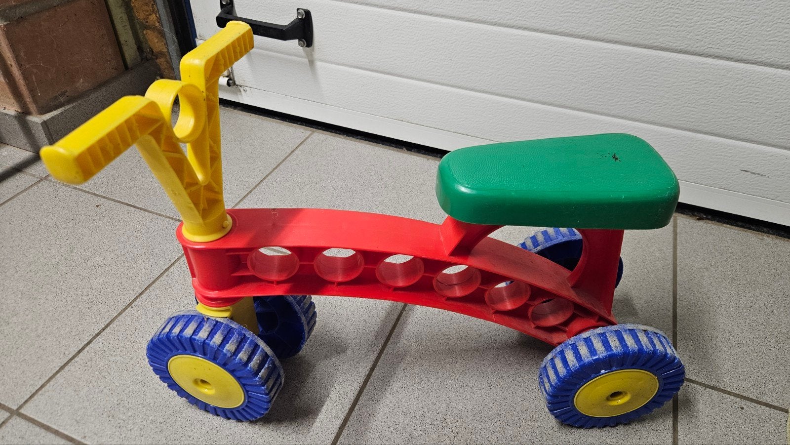loopfietsje, Ophalen