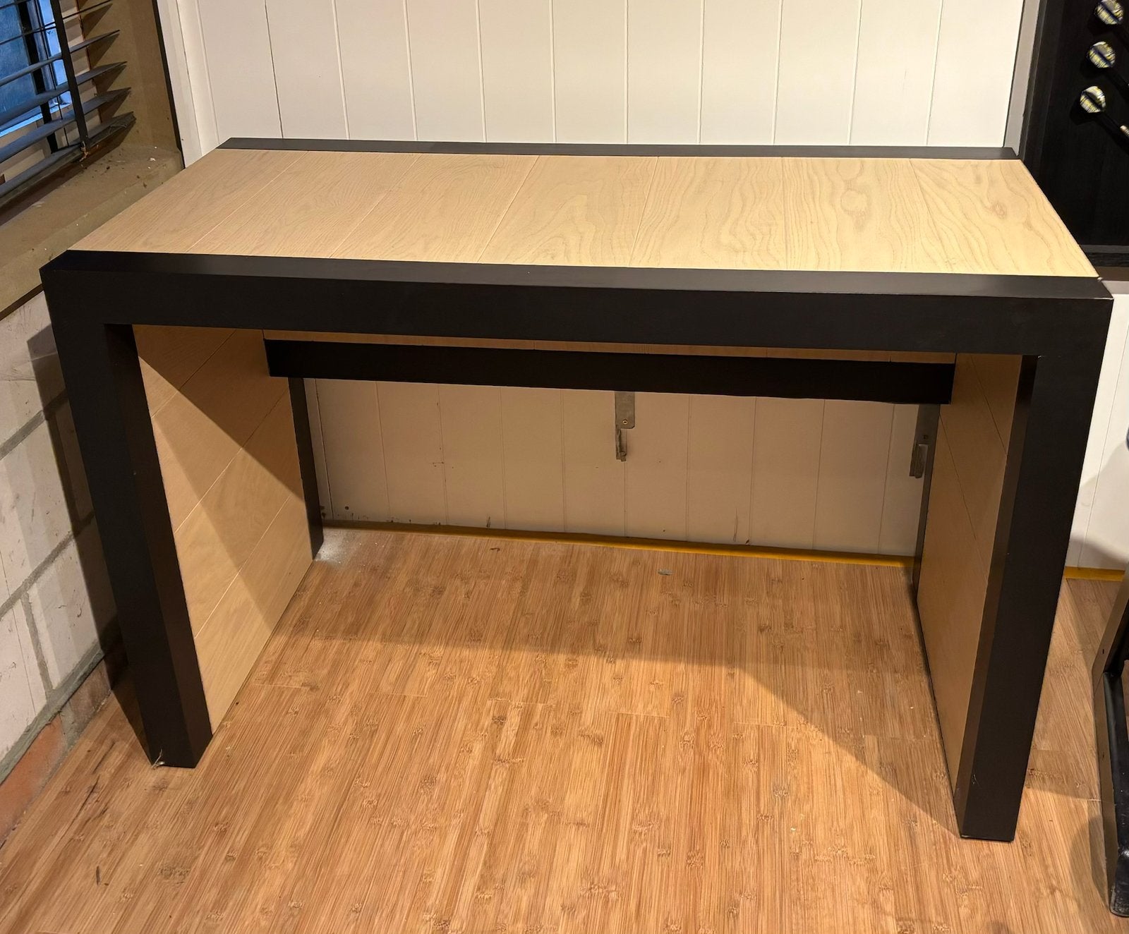 bureau in eik, Ophalen, Zo goed als nieuw