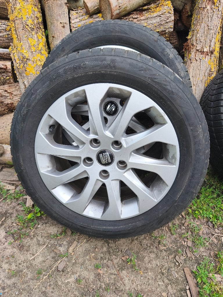 Autobanden met velg, Auto-onderdelen, Banden en Velgen, Ophalen, Gebruikt, 16 inch, Banden en Velgen
