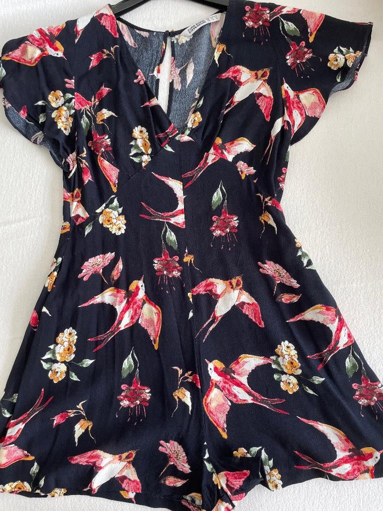 Zwarte playsuit maat XS van ZARA, Ophalen of Verzenden, Zo goed als nieuw, Maat 34 (XS) of kleiner, Zara