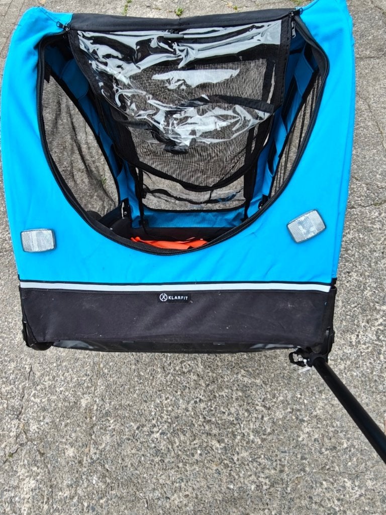 Remorque à vélo chien, Remorque pour chien, 40 à 60 kg, Pliable, Enlèvement