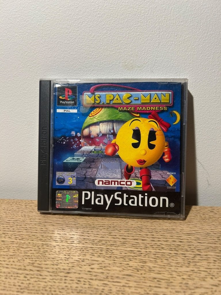 Ms. Pac-Man Maze Madness – PlayStation 1, 2 joueurs, Enlèvement ou Envoi, Reconditionné, Plateforme