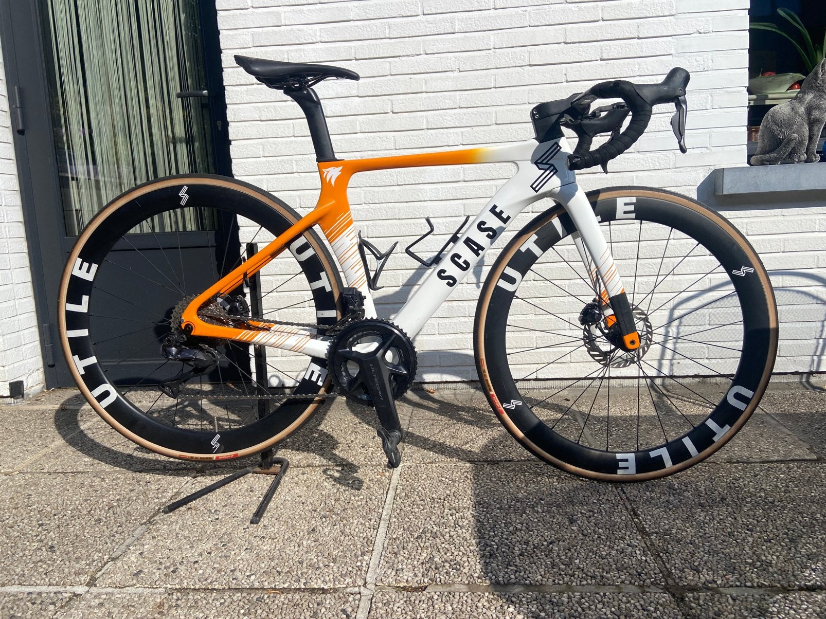 Teamfiets scase, Fietsen en Brommers, 28 inch, Gebruikt, Carbon, 10 tot 15 versnellingen