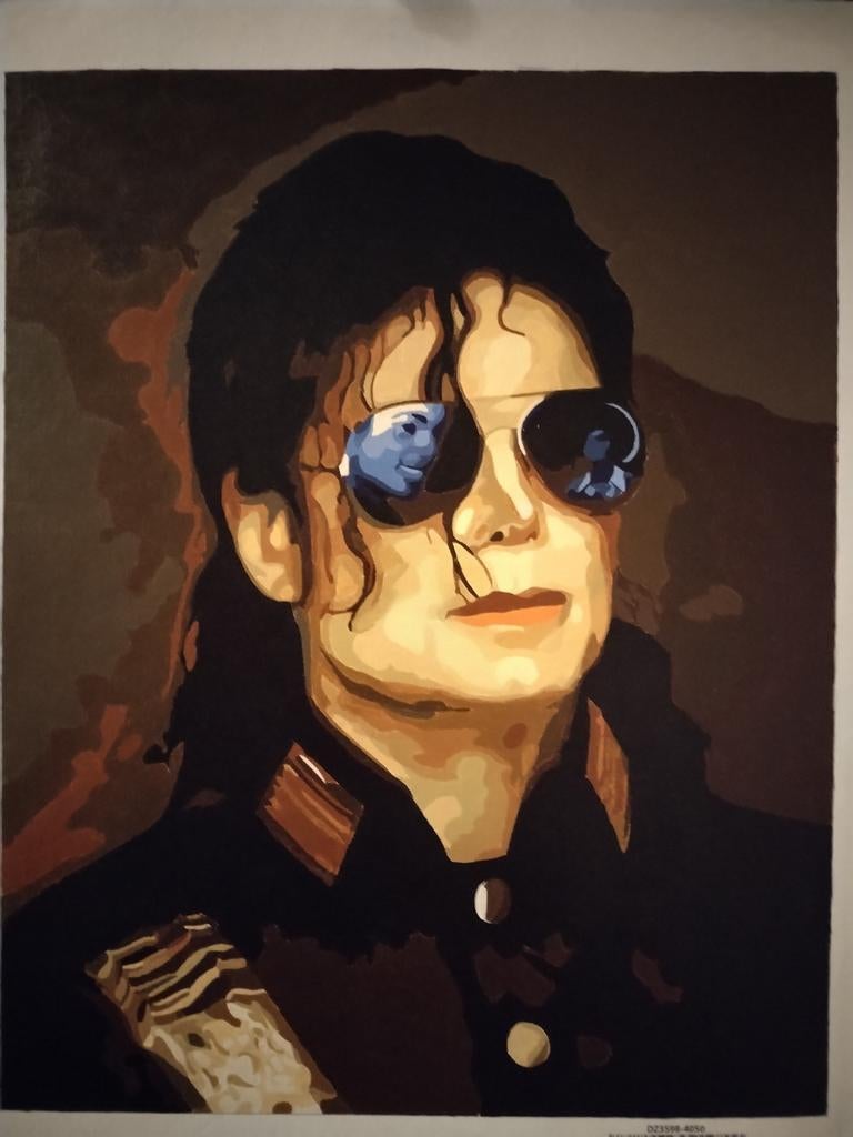 M. J l'huile sur toile, Antiquités & Art, Art | Peinture | Moderne, Envoi