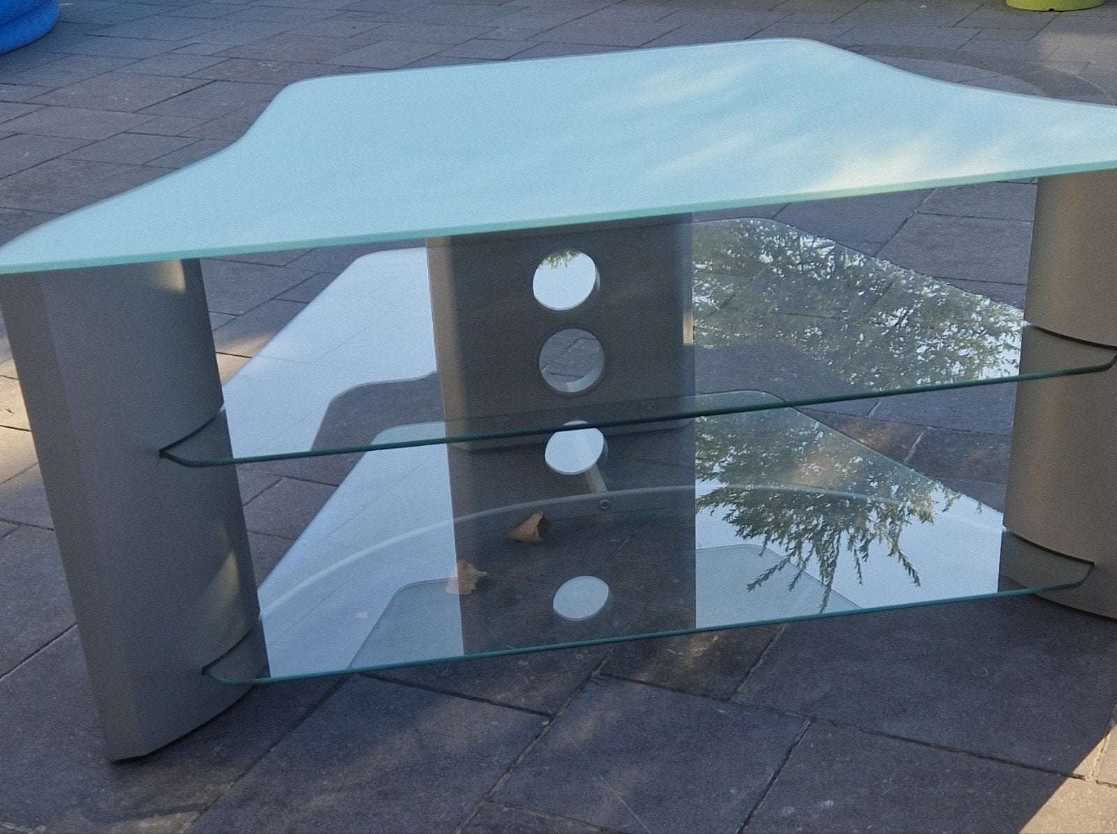 meuble pour TV, Verre