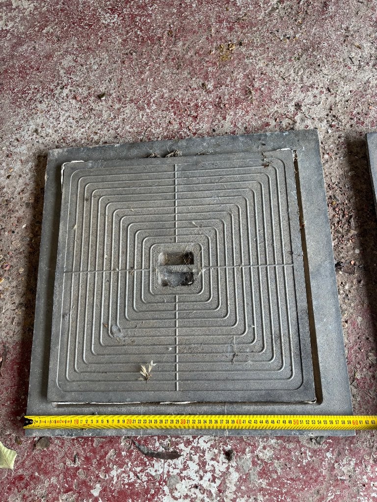 Putdeksels 60*60, Ophalen, Gebruikt