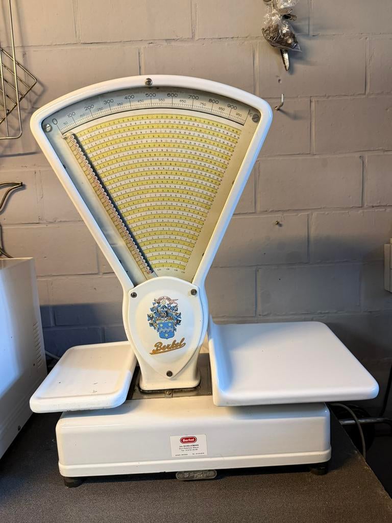 Vintage Berkel weegschaal (1952), Enlèvement, Utilisé, Balance de magasin, Analogique