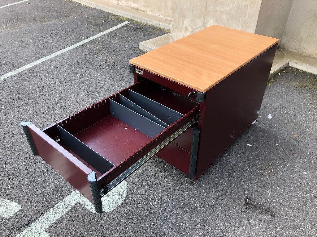 Meuble à tiroirs mobile Robberechts 3 tiroirs 62x43x76 cm, 3 ou 4 tiroirs, Moins de 100 cm, Enlèvement, Utilisé
