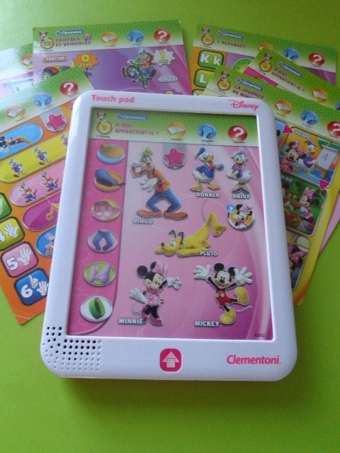 CLEMENTONI DISNEY Touch Pad - tablette éléctronique parlante, Enlèvement ou Envoi, Comme neuf, Électronique, Sonore