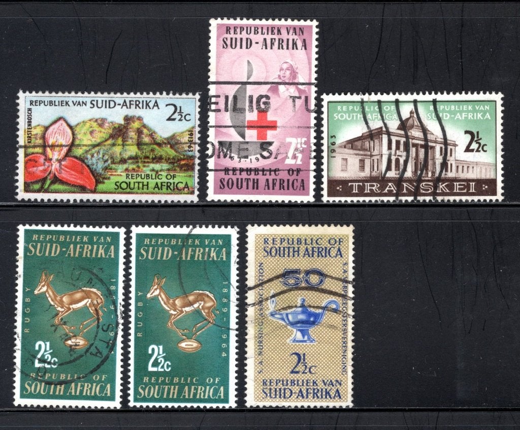 AFRIQUE DU SUD Année 1963-1964 timbrée, Envoi, Afrique du Sud, Affranchi