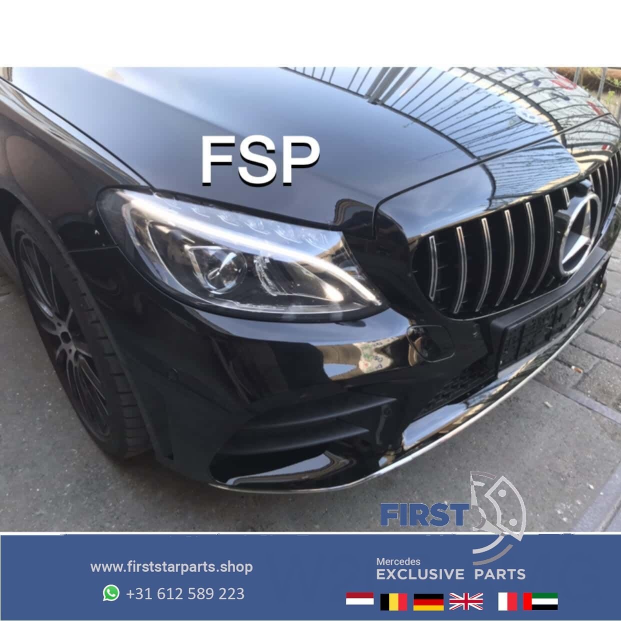 W205 C205 AMG GT GRIL Mercedes C Klasse 2014-2022 PANAMERICA, Utilisé, -, -, Enlèvement ou Envoi