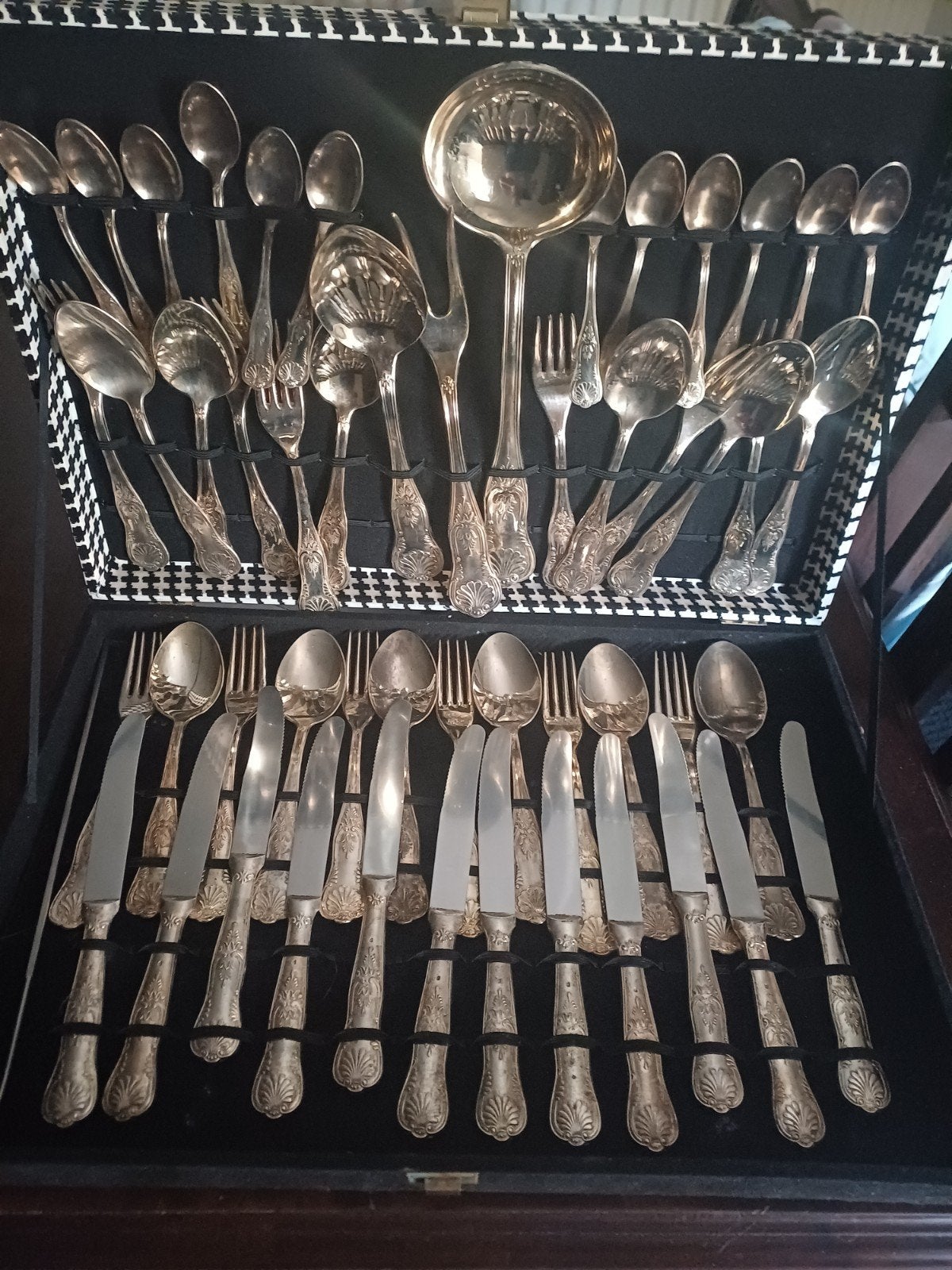 Verzilverd bestek, Antiek en Kunst, Antiek | Zilver en Goud, Ophalen